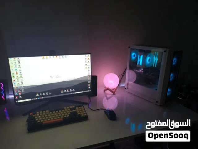 تجميعة pc العاب و مونتاج مع كامل الملحقات مناقصها شي مستعمل نضيف جداً شرط الفحص