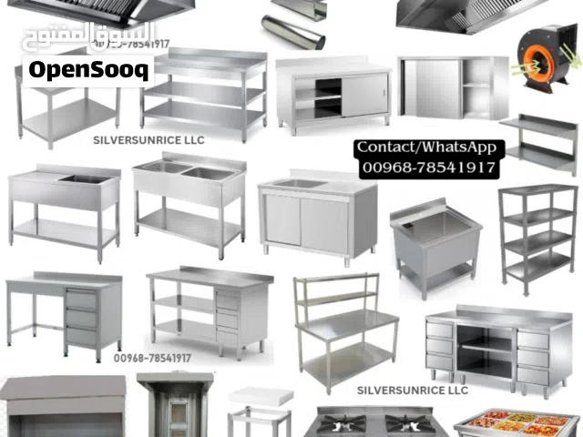 fabricating stainless steel kitchen table,  sink & hood