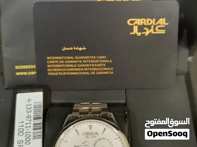 (NOT USED) Cardial watch model C-9711 sapphire crystal, discontinued model 2nd hand new