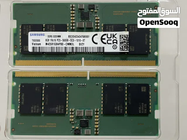16GB(2*8) DDR5 5600MHz SODIMM SAMSUNG  RAM