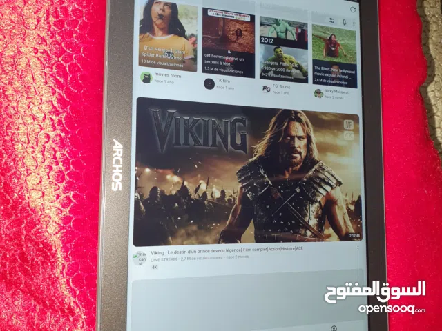 tablit.ARCHOS..32G..RAM2..WIFi..version7..mode in France.شاشة واضحة.Tablit original les croix .