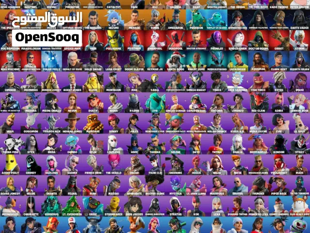 حساب فرتنايت طور الزومبي القديم و 204 سكن