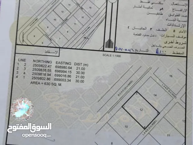 Residential Land for Sale in Al Sharqiya Bidiya