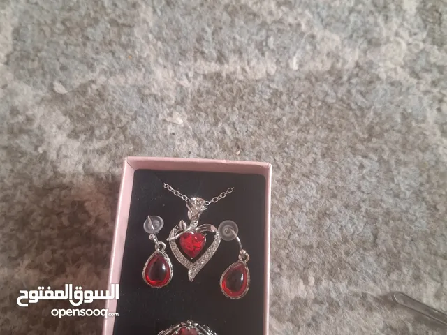 طقم فضة استرلينى نسائى جديد عيار 925