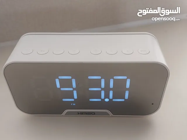 بسم الله ساعة و سبيكر مكتبي جميل به راديو ومنبه ويرتبط بالهاتف