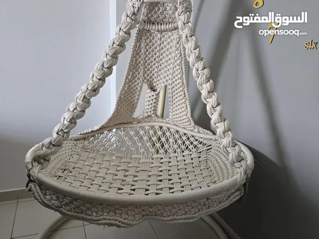 macrame hanging chair for sale - elegant, sturdy, and almost new! Perfect for relaxing indoors or o