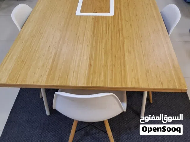 طاولة سفرة مع ست كراسي Dining table with 6 chairs