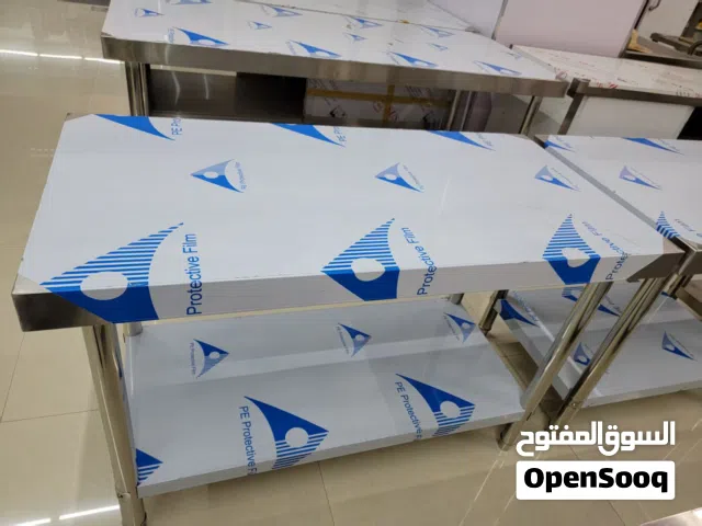 للبيع طاولات ستانلس ستيل للمطابخ والمطاعم والمنازل والبوثات