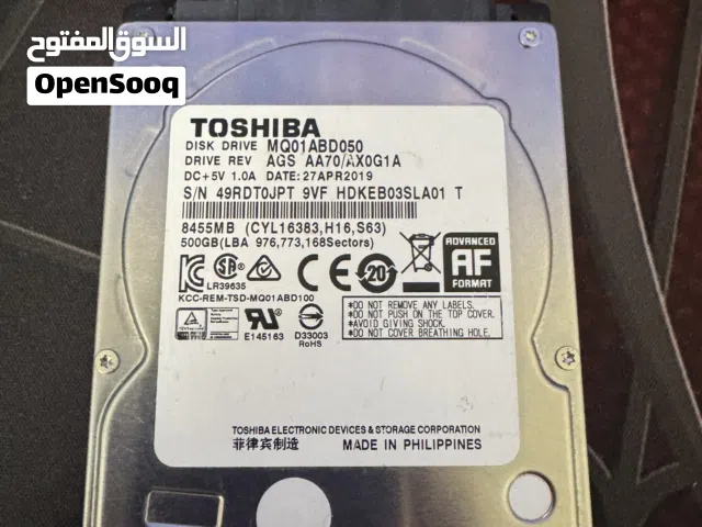 هاردسك 500 جيجا هلث 97 مستخدم اسبوعين فقط