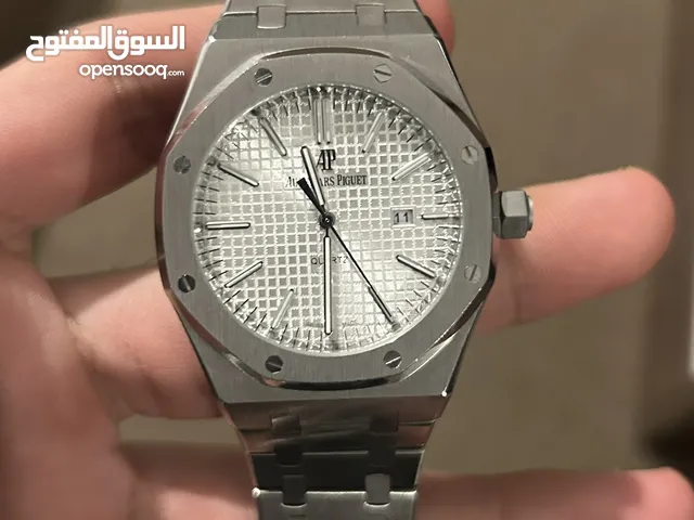 ساعه اوديمر بيغت رويال رجالية فاخره و ثقيله فضيه