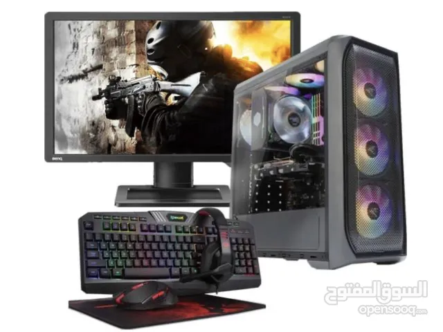 New Gaming PC full components comes with: WiFi / mouse / headset / monitor and keyboard