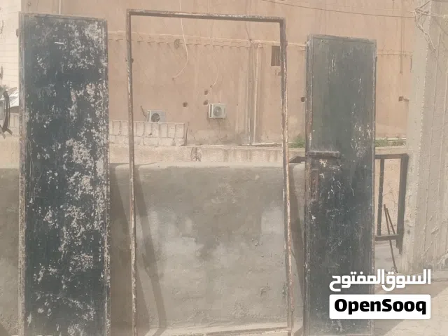 باب حديد مليان ثقيل مقاس 100×195 سم خارجي