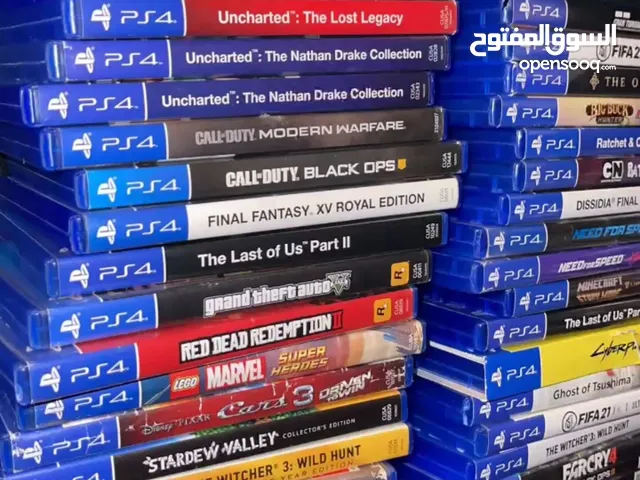 العاب PS4  نظيفة ومضمونة اختار ع كيفك GTA5,NFS,RDR2