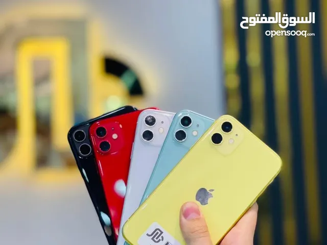 11 iphon 128 جيجا  بطاريات من 88 لل 91 متوفر لون نهدي ولون اصفر وابيض  اجهزه وكاله ولا مصلح ولا مغير