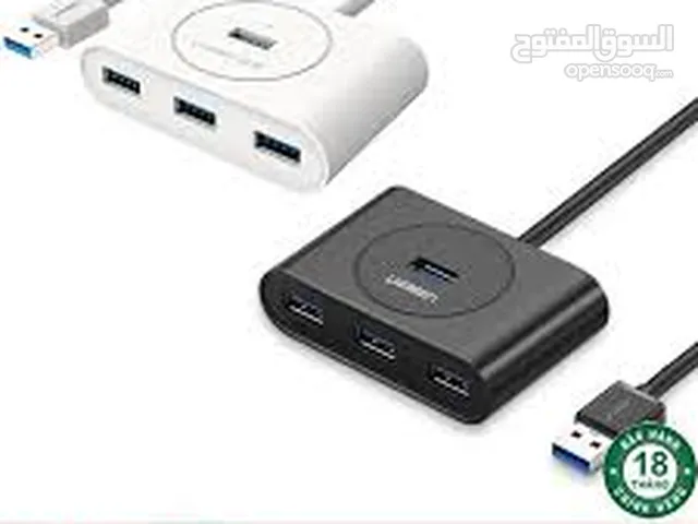 UGREEN 4-port usb 3.0 hub, موزع UGREEN 4 منافذ USB 3.0