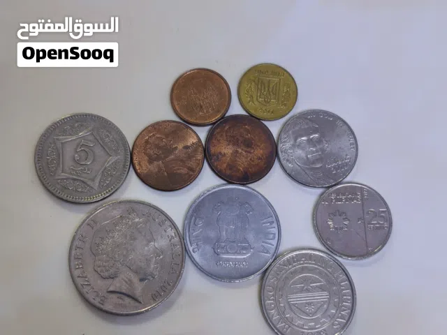 للبيع عملات قديمه من دول مختلفه