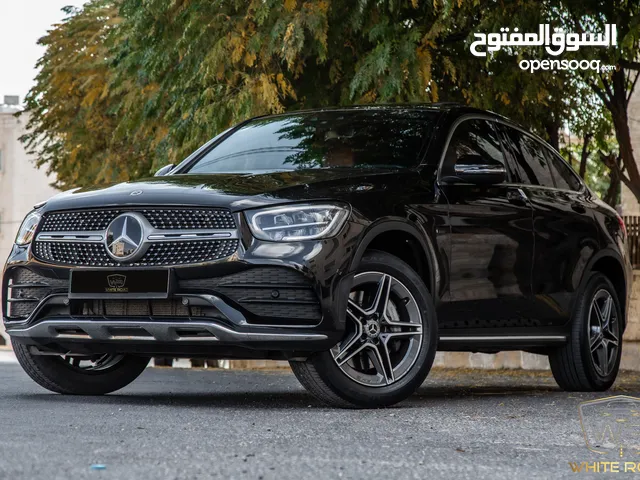 Mercedes Glc300e 2021 4matic Coupe Amg kit Plug in hybrid    السيارة مميزة جدا