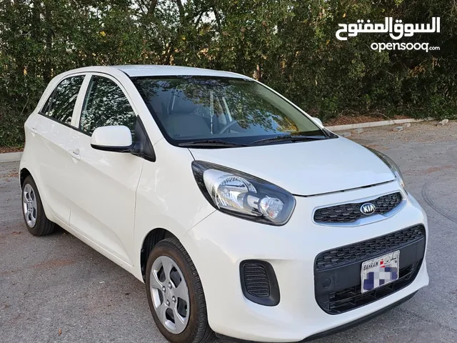 # KIA PICANTO ( YEAR-2017) WHITE COLOR HATCHBACK CAR FOR SALE