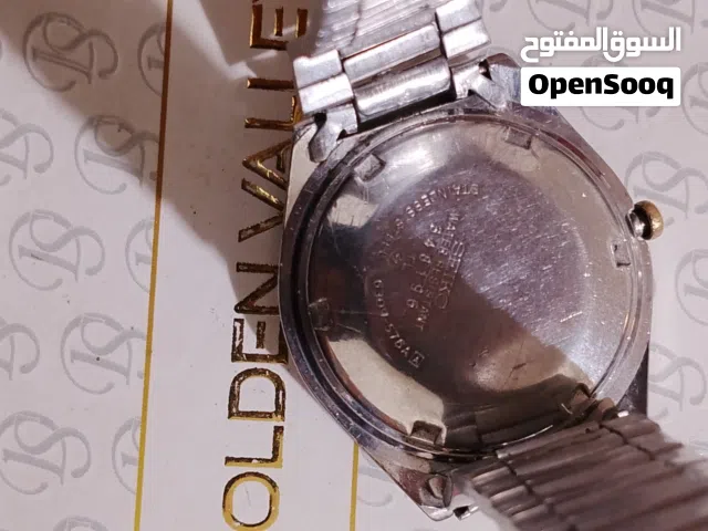 ساعة سايكو فايف 5 اتوماتيك المينة صفراء مشطبة والساعة لمينوس 21 حجر  السلعة يابانية اصلية انتاج و ال