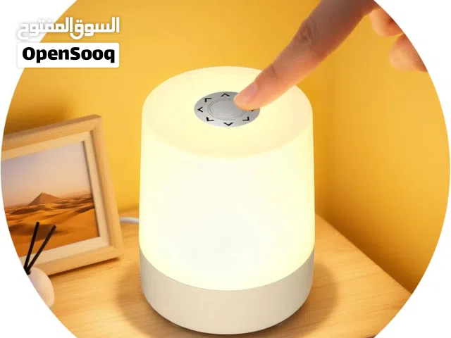 مصباح طاولة (ضوء) بإضاءة ليلية محمول-Touch-Control Bedside Lamp – LED night light, rechargeable