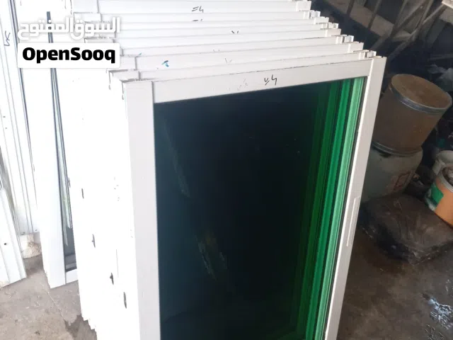 شبابيك المنيوم بحال الوكاله مستعمل عدد 15