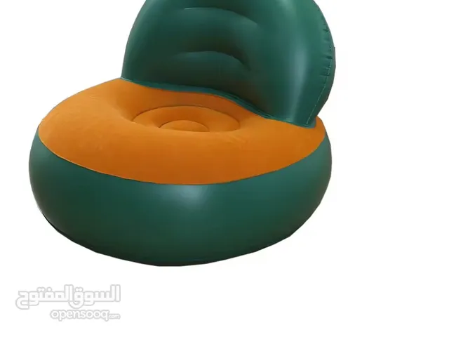 كرسي نفخ (ريكلاينر) بتصميم أنيق وعصري بعدة ألوان جذابة