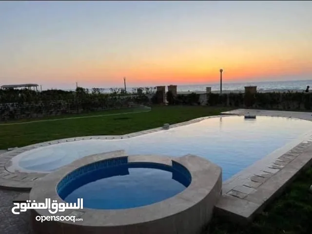 #للايجار _شاليهات_ #صف_ اول _مباشر _#برايفت_ بول_ #عائلات_ الساحل الشمالى 5غرف مكيفين قريه رمسيس