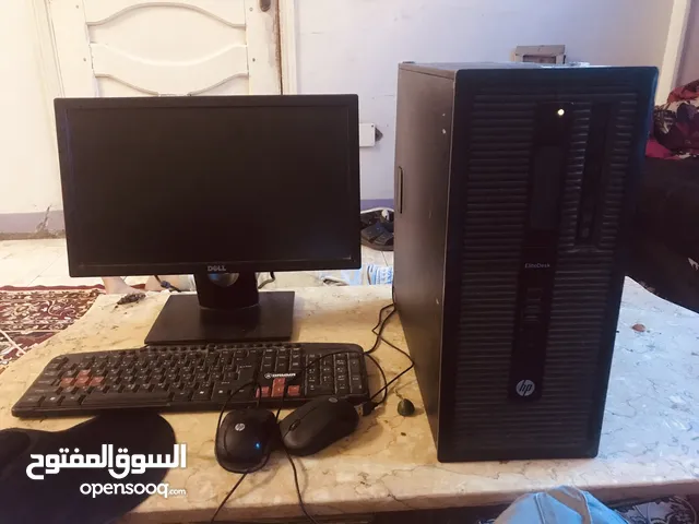 عدد 3 اجهزه كمبيوتر hp بحاله جيده سعر الواحد 6500 ج