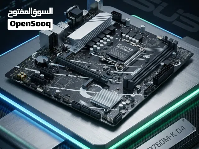 ASUS PRIME B760M-K D4 – بورد احترافية جديدة كلياً لأداء قوي وثبات عالي مع دعم أحدث معالجات Intel