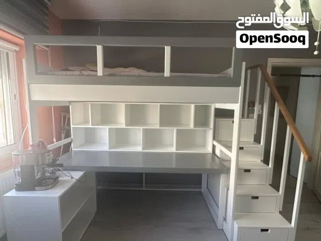 Loft Bed with Desk & Storage – Toddler/Children’s Bed for Sale سرير أطفال مع مكتب وتخزين للبيع