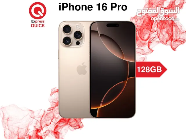 IPHONE 16 PRO ( 128GB ) NEW /// ايفون 16 برو ذاكره 128 جيجا الجديد كليا
