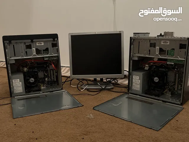 كمبيوترات مكتبيه مع شاشات (250g+2ram)
