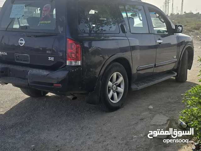 السلام عليكم نيسان ارمادا موديل 2008 وارد امريكي بيها ضربه من وره السيارة ما مصبوغه بس مكان الضربه ر