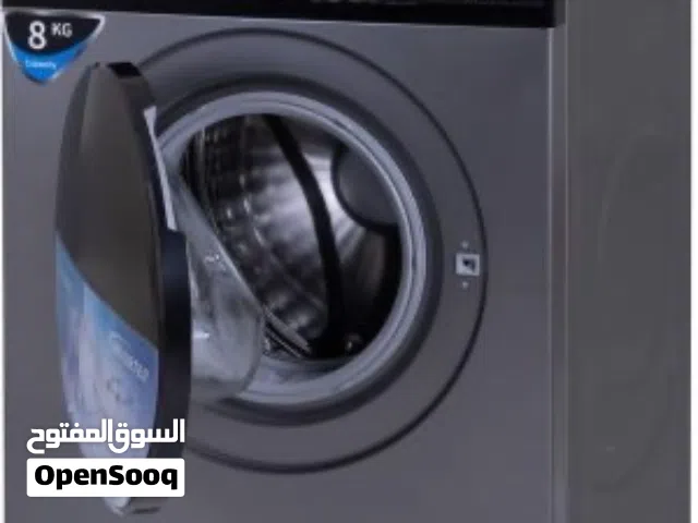 غسالة جنرال 8 كيلو انفيرتر لون سلفر