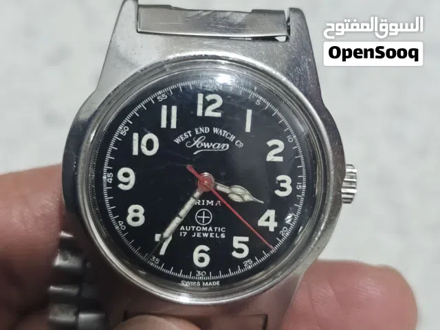 للبيع ساعة سويسرية أصلية ساعة West End Watch Co – Sowar Prima أوتوماتيك – 17 Jewels صناعة سويسري