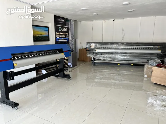 طابعات UV اليو في قارمات /ابسون هيد /فلكس بنر ماكينات قص كترات راوترات ليزر