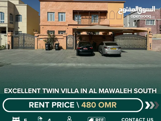 Excellent Twin Villa for Rent in Al Mawaleh South  REF 844BB