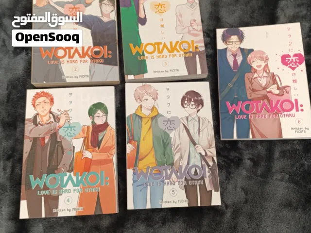 Wotakoi Manga volumes 2-6