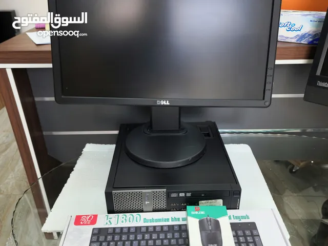كمبيوتر مكتبي ديل i5 شامل جميع الملحقات الجيل الرابع مع هارد ssd الاصلي
