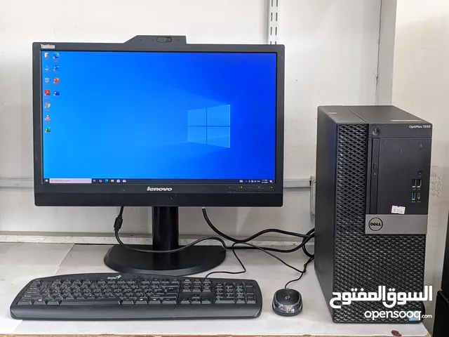 DELL Core i5 7th Gen Computer Set 8GB RAM 256GB M.2 SSD 22" FHD Multimedia Monitor -