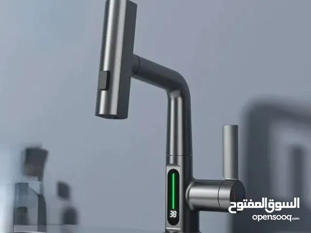 Pull Out Kitchen Faucet with Temperature Display, 3 Spray Modes