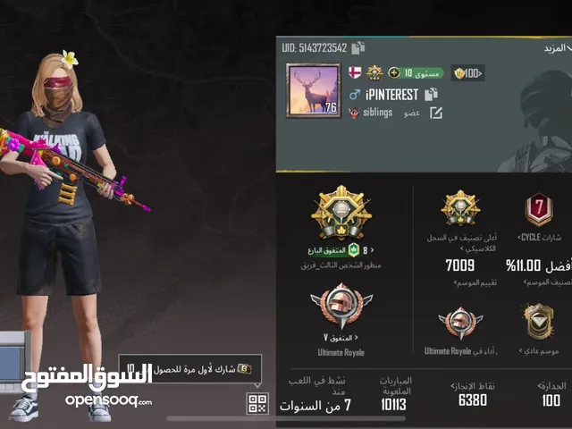 Pubg Accounts and Characters for Sale in Basra