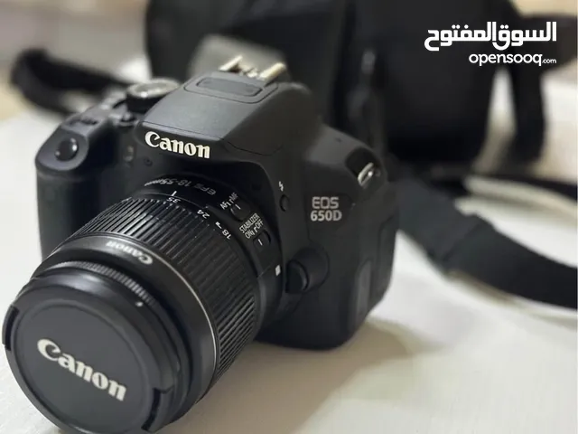 متوفر كاميرا Canon EOS 650D في العينAvailable