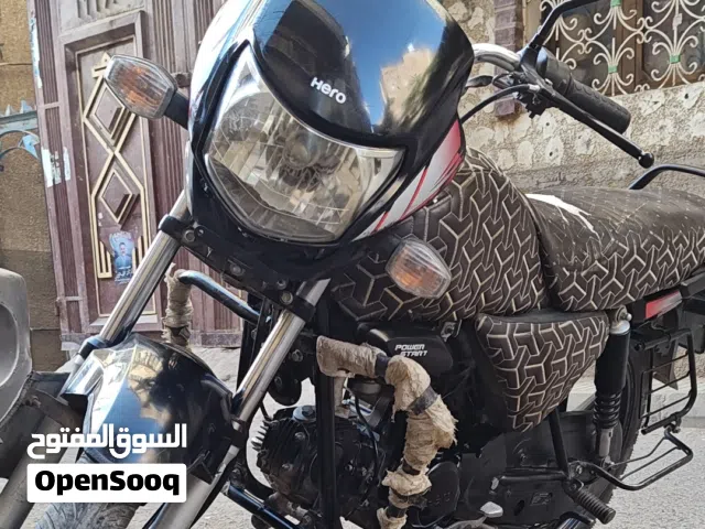 دراجة نارية هيرو 100hf نضيف كرت