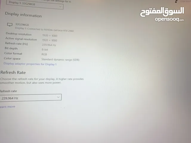 27" Aoc monitors for sale  in Al Ain