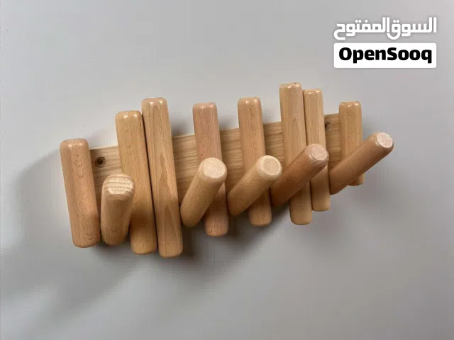 تعلاكة ملابس خشب مودرن متعددة المشاجب