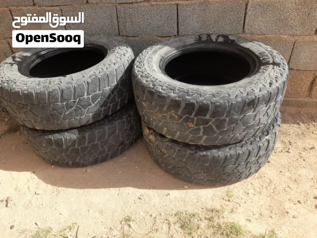 سيريه اطارات للبيع سيريه اربع طروف رقم265\70\ 17 سيريه ماشالله  السعر 500