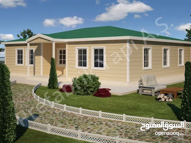 للبيع مباني جاهزة  صناعه تركية بمساحة 106 متر مربع و 27 متر مربع سعر المتر المربع 1200 دينار