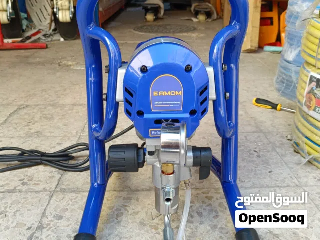 ماكينة دهان إيرليس (Airless) ماركة EAMOM - ادهن عمارة بيوم واحد!