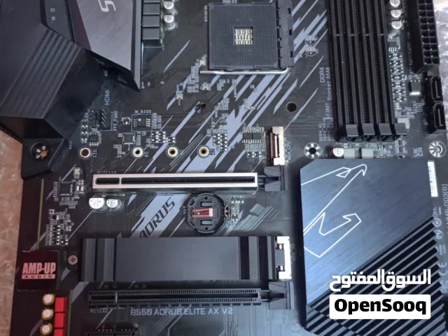 مذربورد Gigabyte B550 AORUS ELITE AX V2 سوكت m4 بورد قوي من جيل الخامس